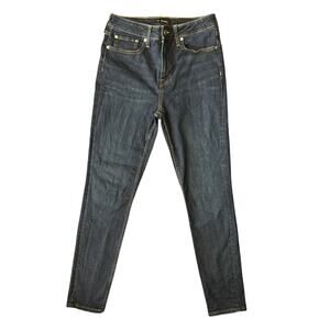 Free Assembly Dark Wash Skinny Jeans Women’s Size 8 High Rise Stretch Denim
